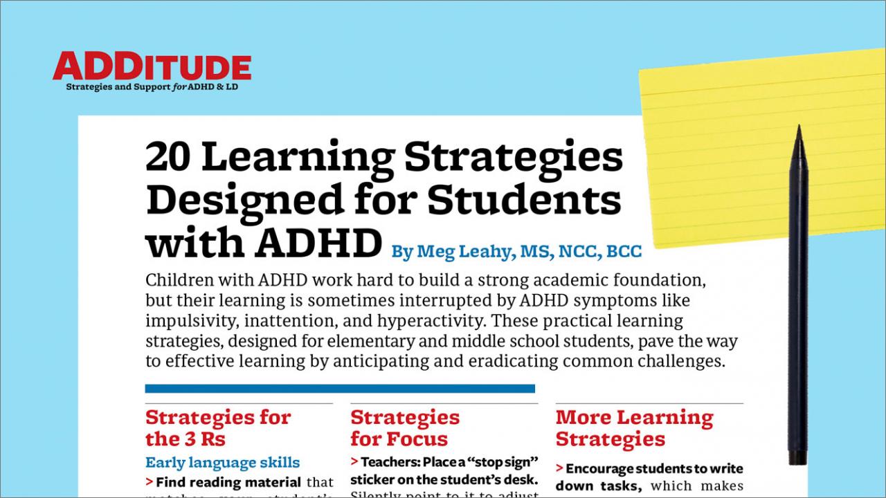 Effective study habits for college students struggling with ADHD