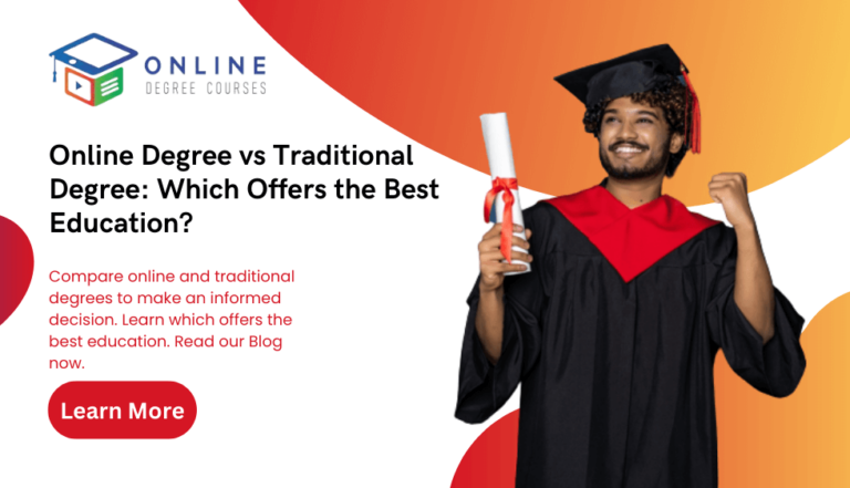 Choosing between a traditional degree and an online degree program.